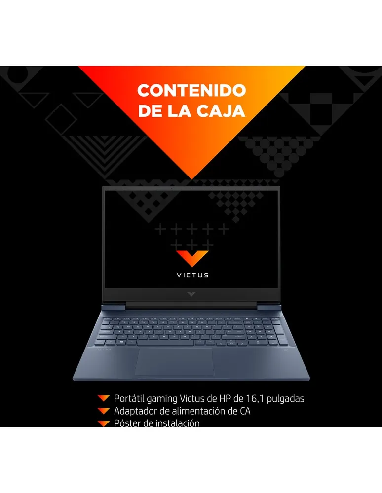 Laptop gamer HP Victus 16-d0523la Full HD Intel Core i7 Nvidia Geforce RTX 3050 8 GB 512 GB SSD