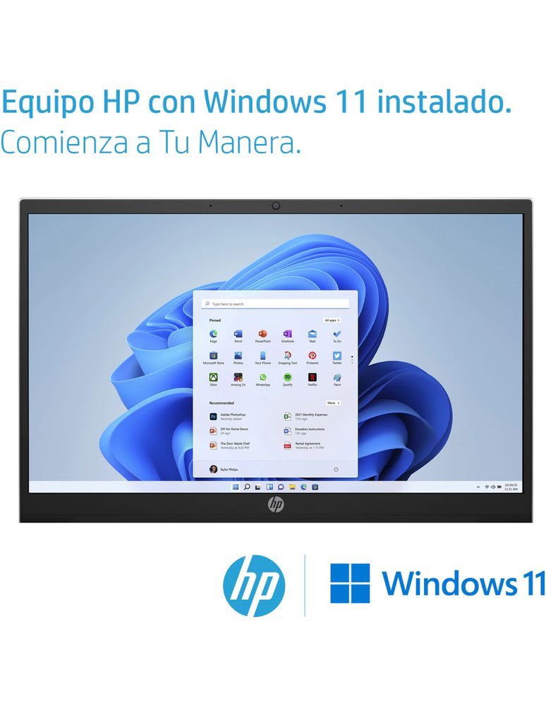 Laptop thin & light HP 15-EF2511LA 15.6 pulgadas HD AMD Radeon Ryzen 5 8 GB RAM 256 GB SSD