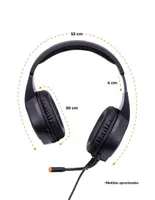 Audífonos Gamer Over-Ear Techzone IMGHS Alámbricos con Cancelación de Ruido