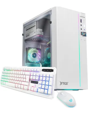 Computadora Xtreme PC Gaming XTPCR716GBRX550W AMD Ryzen 7 AMD Radeon 16 GB RAM 2 TB HDD 240 GB SSD Incluye Mouse y Teclado