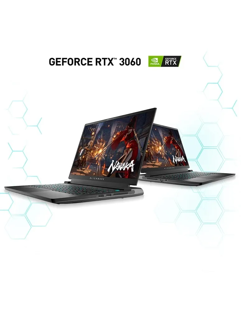 Laptop gamer Alienware M15 15.6 pulgadas Full HD NVIDIA GeForce RTX 3060 Intel Core i7 16 GB RAM 512 GB SSD