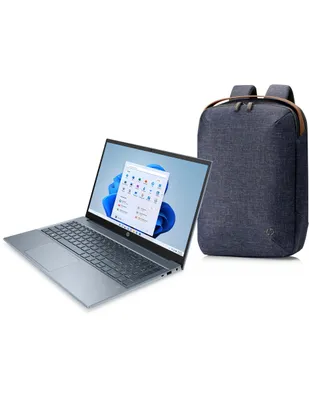 Laptop thin & light HP Pavillion 15-eh1509la 15.6 pulgadas HD Ryzen 5 8 GB RAM 512 GB SSD más Mochila