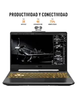 Laptop Gamer Asus TUF A15 15.6 pulgadas Full HD AMD Ryzen 7 NVIDIA GeForce RTX 3050 8 GB RAM 512 GB SSD