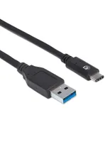 Cable USB C Manhattan de 1 m