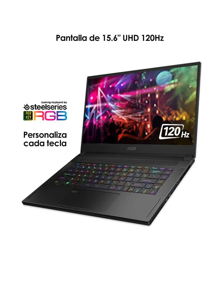 Laptop Gamer MSI Stealth GS66 12UHS 15.6 Pulgadas Full HD Intel Core i9 NVIDIA GeForce RTX 3080 Ti 32 GB RAM 2 TB SSD