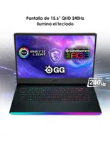 Laptop Gamer MSI Raider GE66 12UGS 15.6 Pulgadas Full HD Intel Core i7 NVIDIA GeForce RTX 3070 32 GB RAM 1 TB SSD