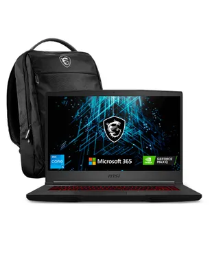 Laptop gamer MSI Gf63 thin 11uc 15.6 pulgadas Full HD intel core i5 Nvidia Geforce RTX 3050 8 GB 512 GB SSD