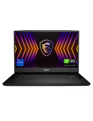 Laptop gamer MSI Titan GT77 12UHS 17.3 pulgadas 4K/UHD intel core i9 nvidia geforce rtx 3080 ti 64 GB 2 TB SSD