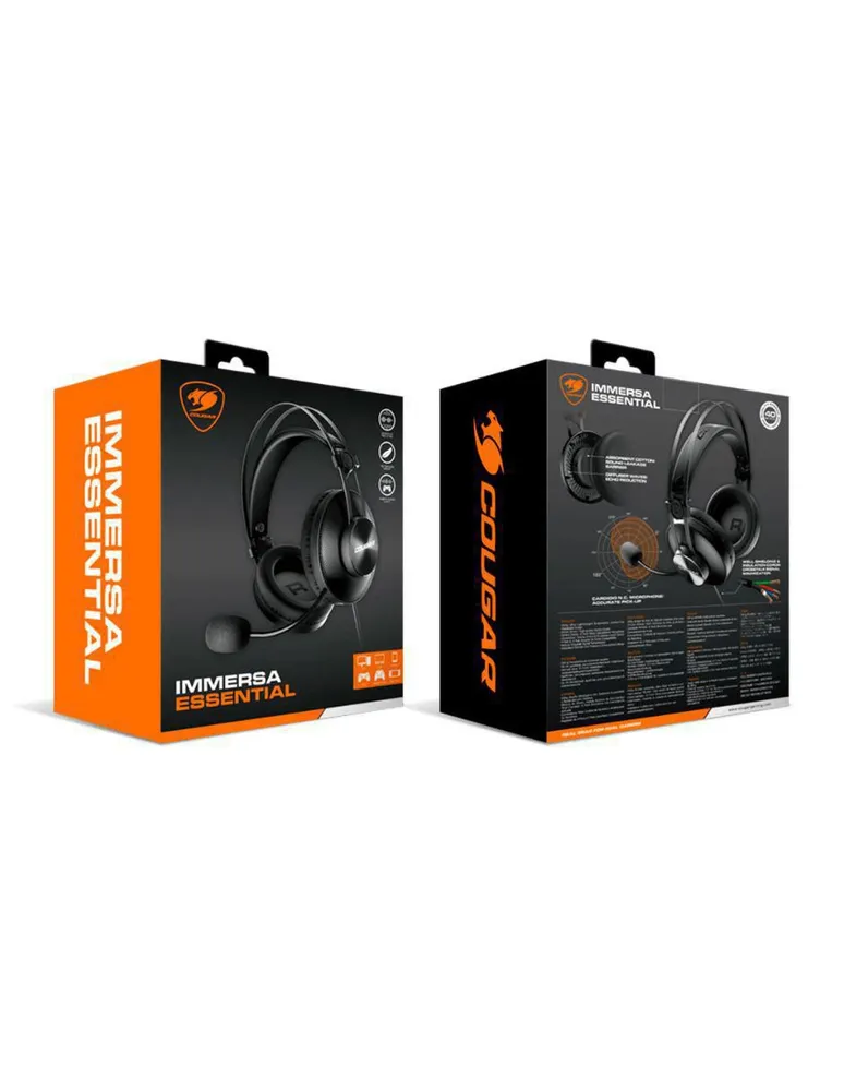 Audífonos Gamer Over-Ear Cougar CGR-P40B-350 Alámbricos con Cancelación de Ruido