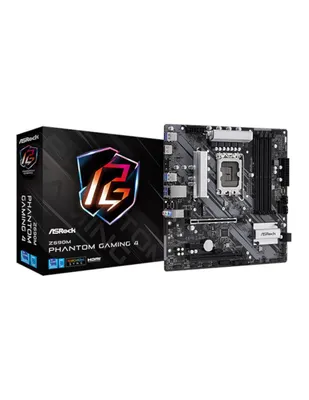 Tarjeta Madre Asrock Z690M Phantom con Procesador Intel