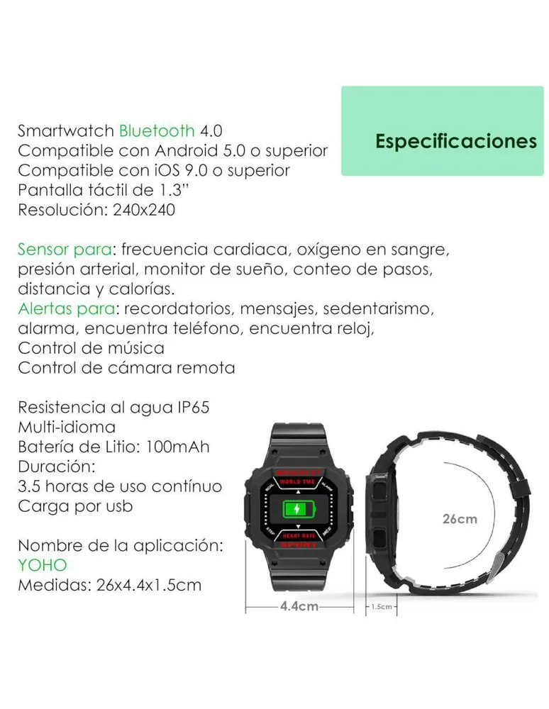 Smartwatch VAK VD-M5-R unisex