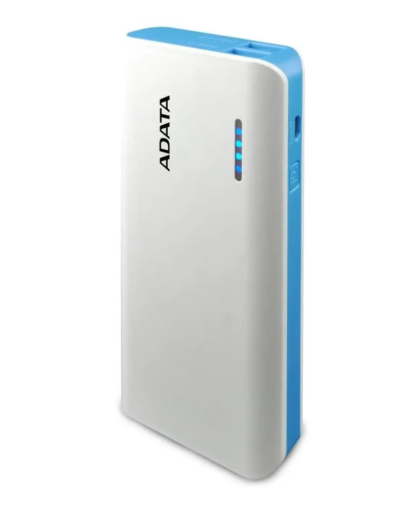 Bateria Portatil / Power Bank 10000mAh ADATA P10000QCD Blue /  AP10000QCD-DGT-CDB