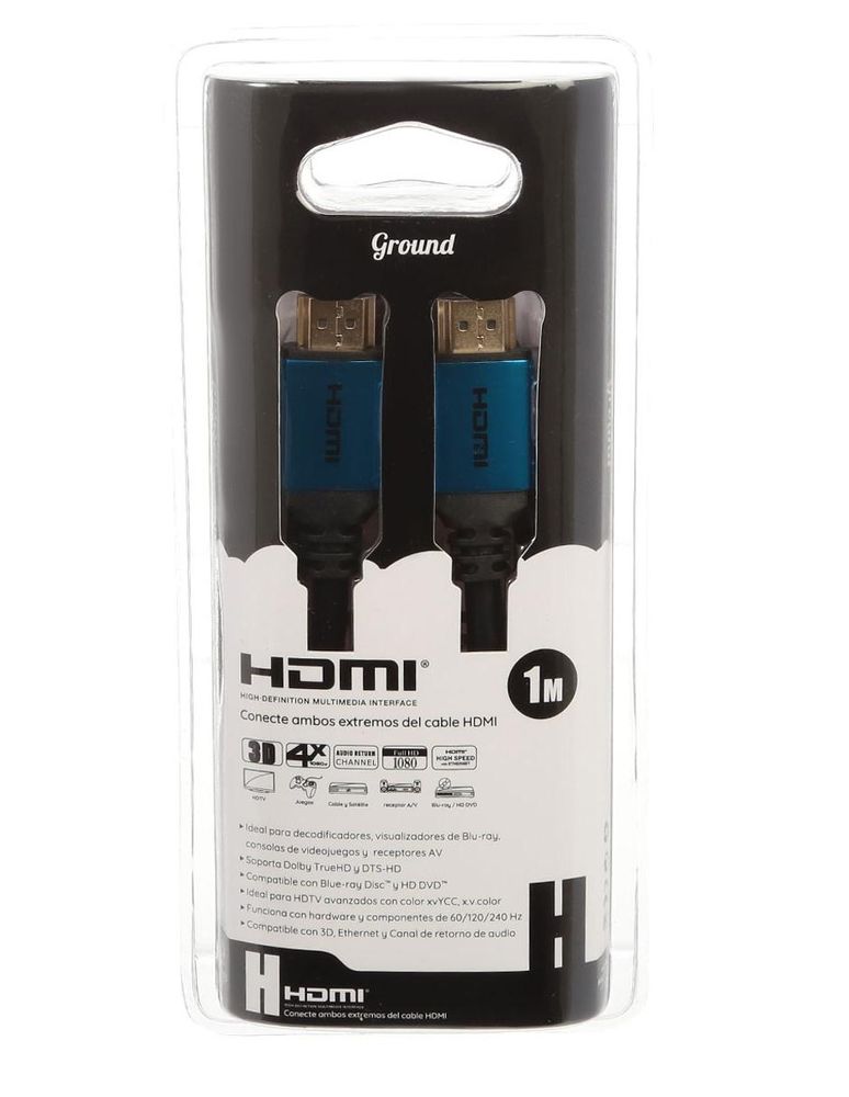 Cable HDMI Ground Electronics de 1 m