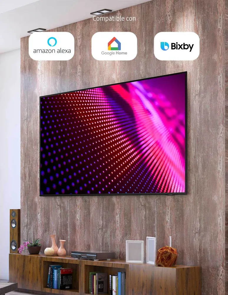 Pantalla Samsung LED smart TV de 75 pulgadas 4K UN75AU8000FXZX  con Tizen