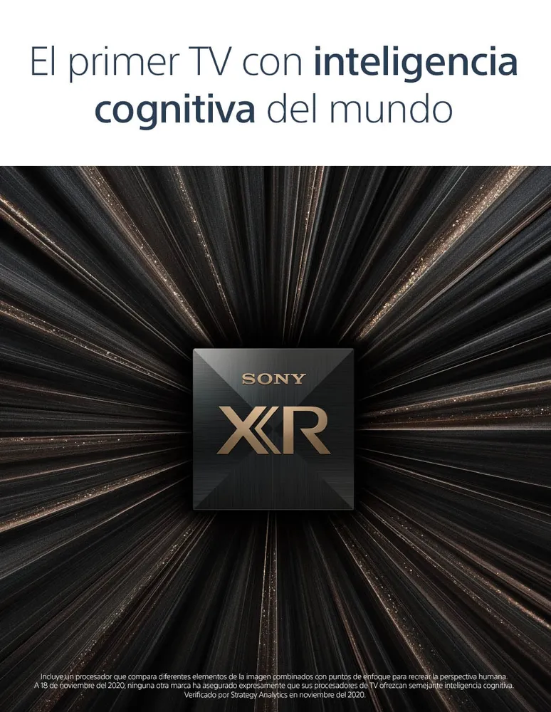 Pantalla Sony OLED smart TV de 55 pulgadas 4K/DOLBY ATMO con Google TV