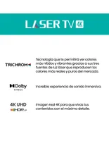 Pantalla Hisense LED smart TV de 100 pulgadas 4K/Ultra HD 100L9G con Android TV