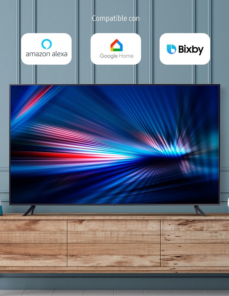 SAMSUNG Pantalla Samsung 55' Crystal UHD 4K UN55AU7000FXZX (2021). :  : Electrónicos