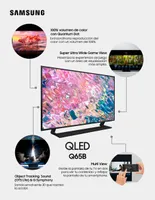 Pantalla Samsung QLED smart TV de 50 pulgadas 4K QN50Q65BAFXZX