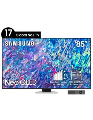 Pantalla Samsung Neo QLED smart TV de 85 pulgadas 4 k QN85QN85BAFXZX con Tizen