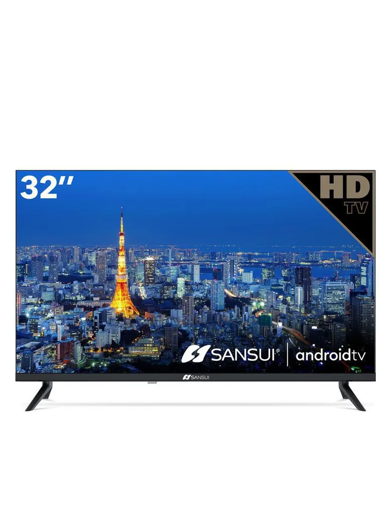 Pantalla Sansui LED smart TV de 32 pulgadas HD SMX32V1HA con Android TV