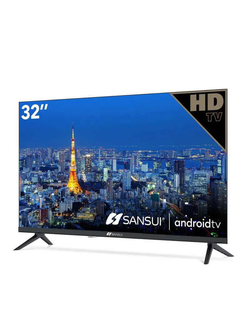 Pantalla Sansui LED smart TV de 32 pulgadas HD SMX32V1HA con Android TV