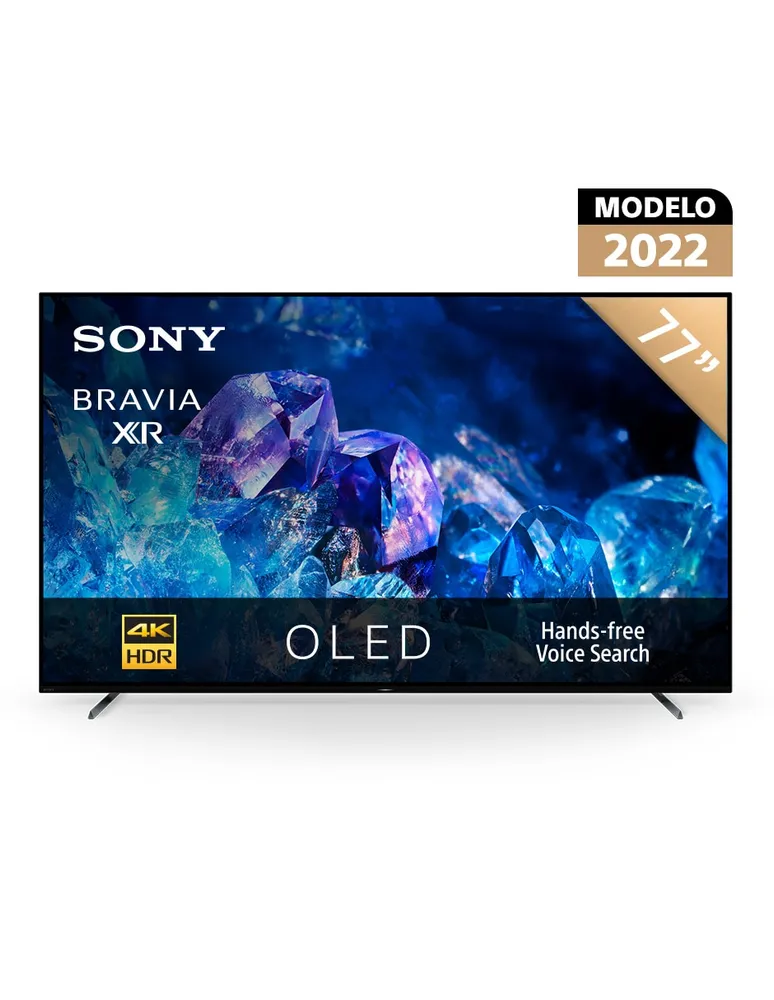 Pantalla Sony OLED smart TV de 77 pulgadas Dolby Atmos/HDR Dolby Vision  XR-77A80K con Google TV
