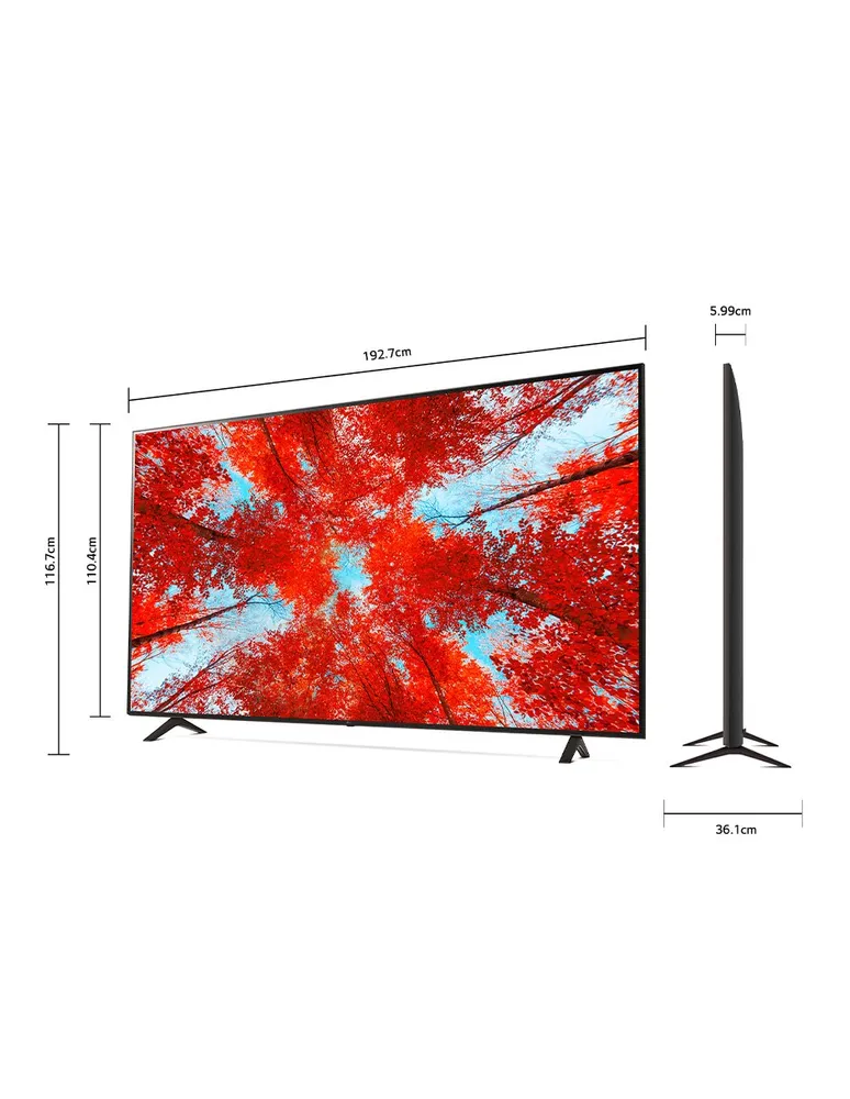Pantalla LG LED SMART TV de 86 pulgadas 4K/UHD 86UQ9050PSC con WebOS