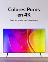 Pantalla LG NanoCell Smart TV de 50 pulgadas 4K 50NANO80SQA con WebOS