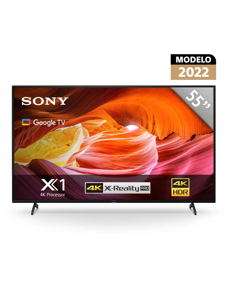 Pantalla Sony LCD smart TV de 55 pulgadas 4K KD-55X75K con Google TV