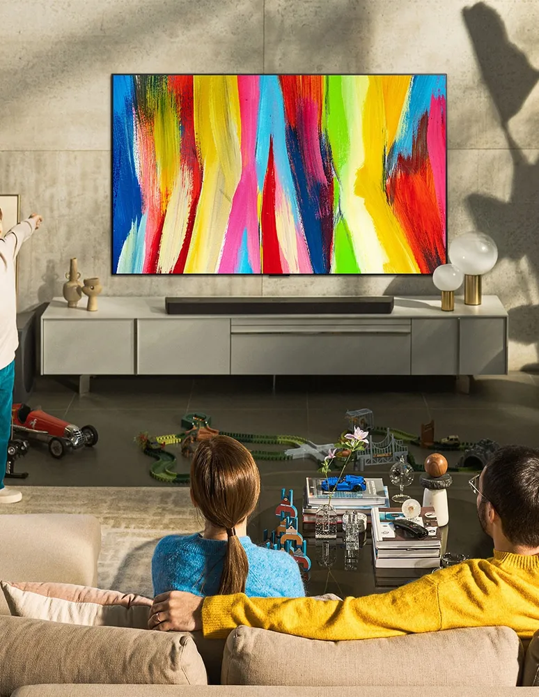 Pantalla LG OLED smart TV de 48 pulgadas 4K/Dolby Atmos OLED48C2PSA con WebOS