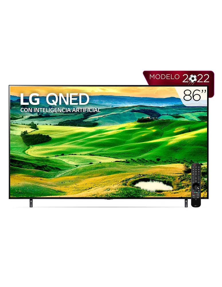 Pantalla LG QNED SMART TV de 86 pulgadas 4K/UHD 86QNED80SQA con WebOS