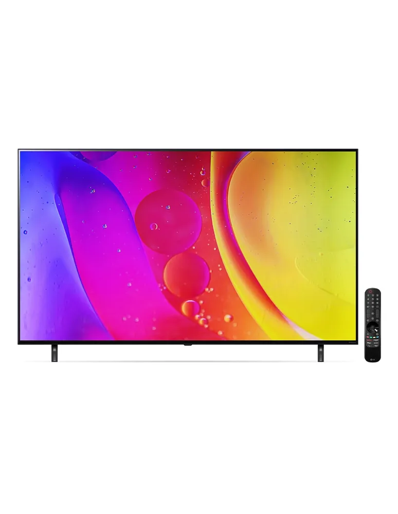 Pantalla LG NanoCell Smart TV de 55 pulgadas 4K 55NANO80SQA con WebOS