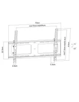 Soporte de pared Manhattan para pantalla 70 cm x 40 cm