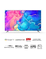 Pantalla TCL QLED smart TV de 75 pulgadas 4K 75T554 con Google TV