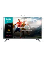 HISENSE Pantalla Hisense Led Smart TV de 32 pulgadas HD 32a4hv con Vidaa