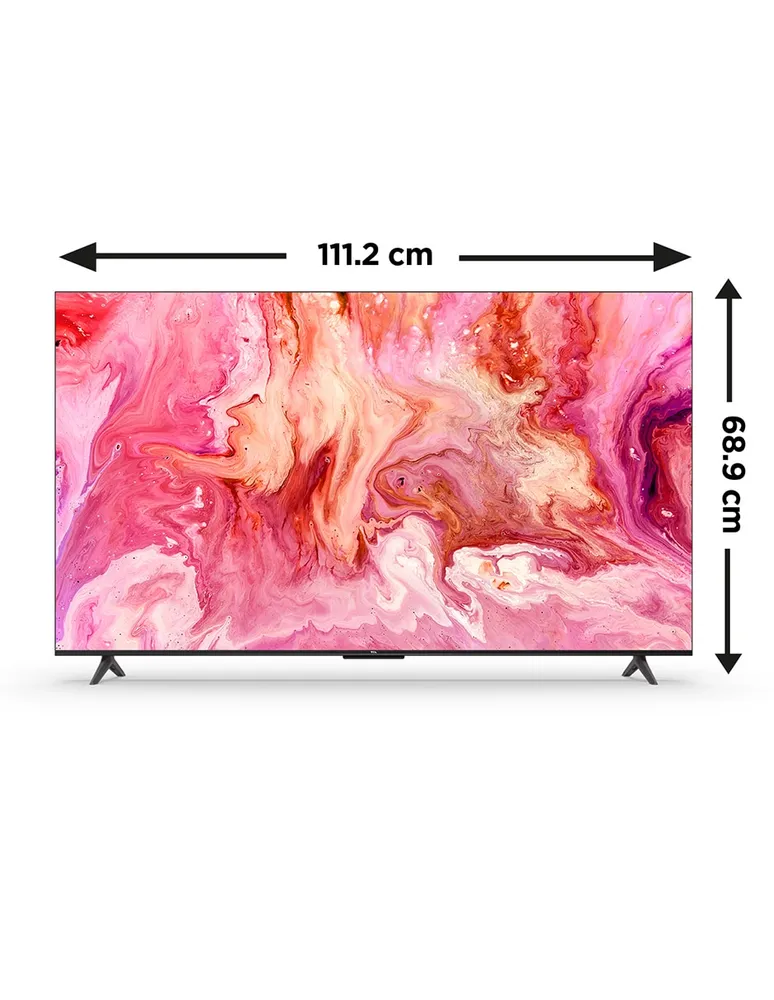 Pantalla TCL UHD smart TV de 50 pulgadas 4K/Ultra HD 50S454 con Google TV