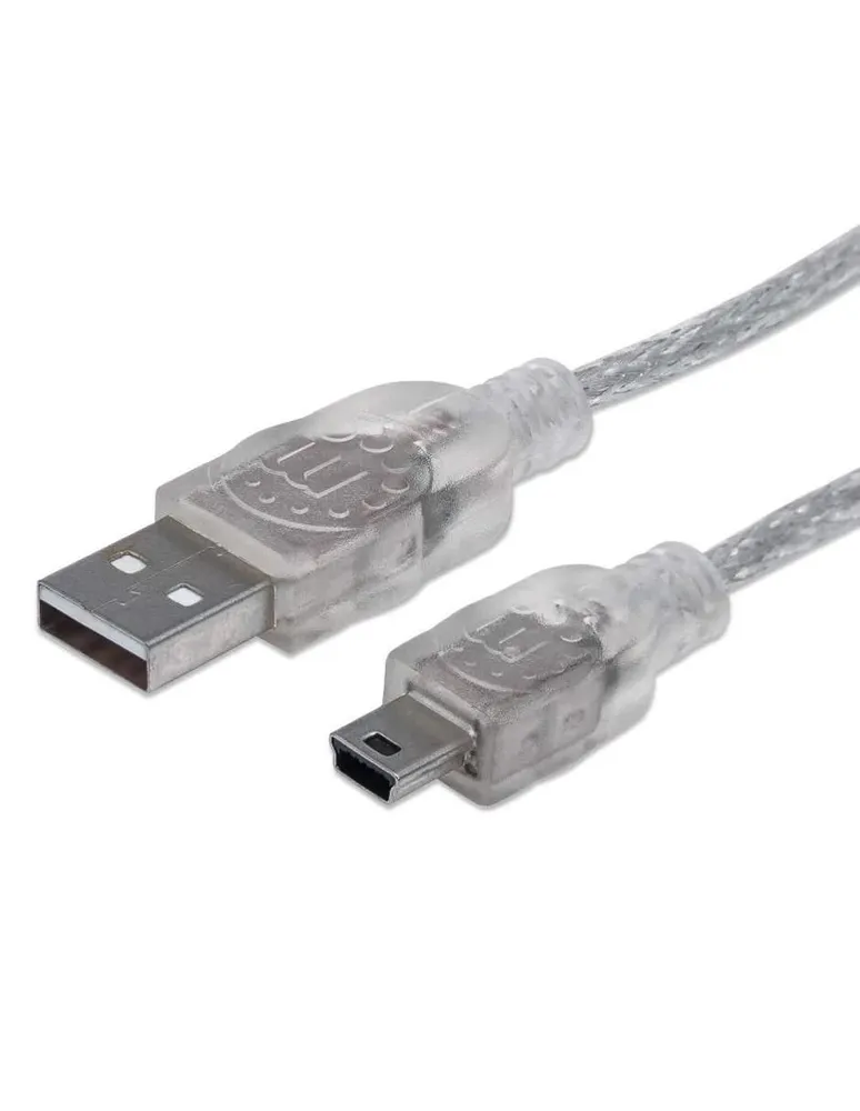 Cable USB Mini B Manhattan a USB A de 1.8 m