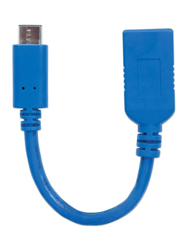 Cable USB C Manhattan a USB A de 15 cm