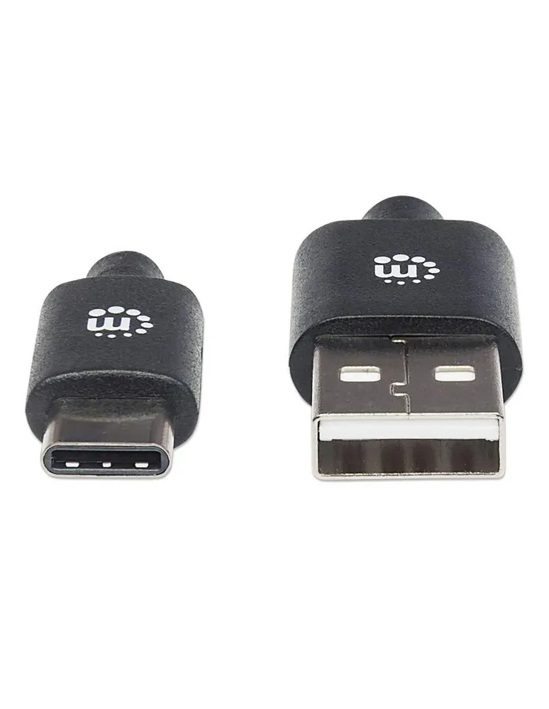 Cable USB C Manhattan a USB A de 2 m