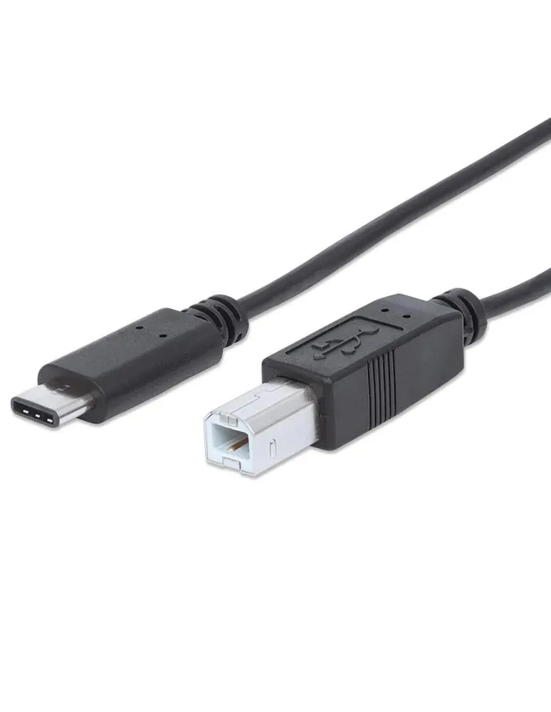 Cable USB C Manhattan a USB B de 2 m