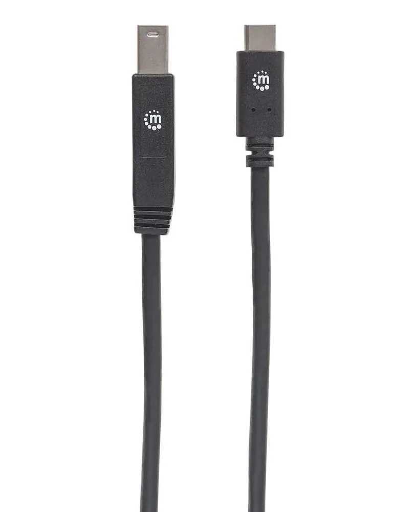 Cable USB C Manhattan a USB B de 2 m