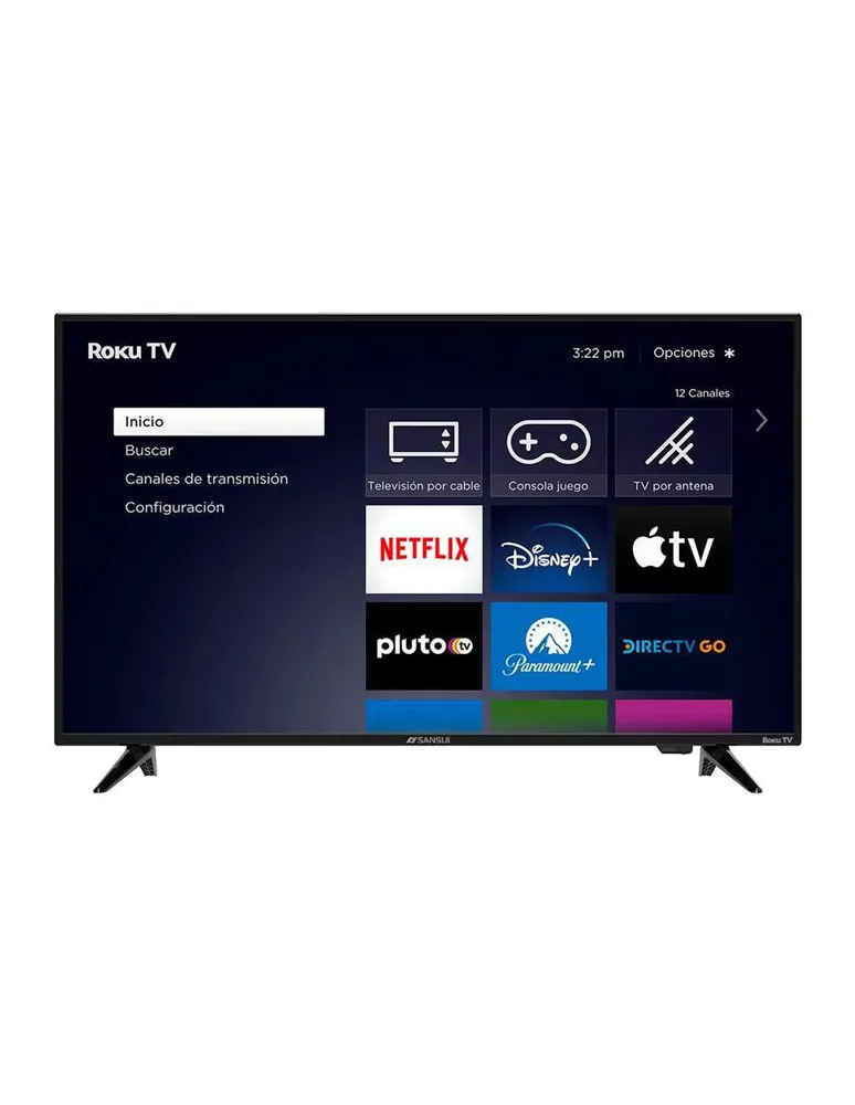 Pantalla Smart TV Sansui LED de 40 pulgadas Full HD SMX40P28NF con Linux