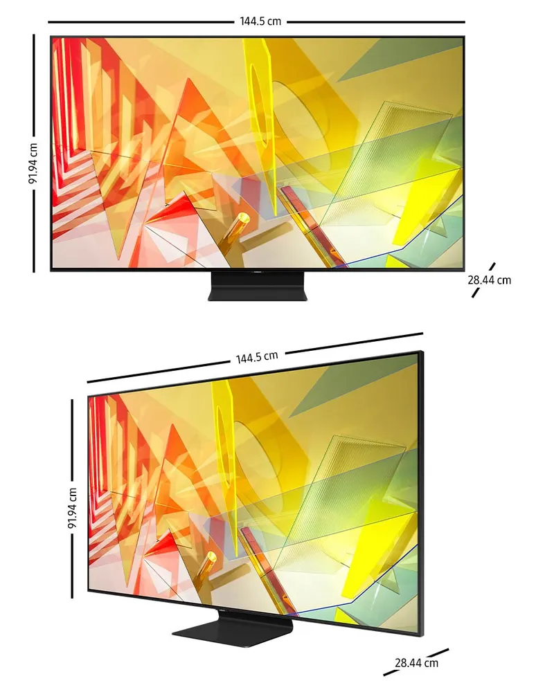 Pantalla Samsung QLED smart tv de 4k qn65q90tdfxzx con tizen