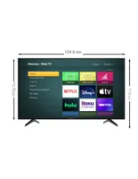 Pantalla Hisense LCD Smart TV de 50 Pulgadas 4K/UHD 50R6G con Roku TV