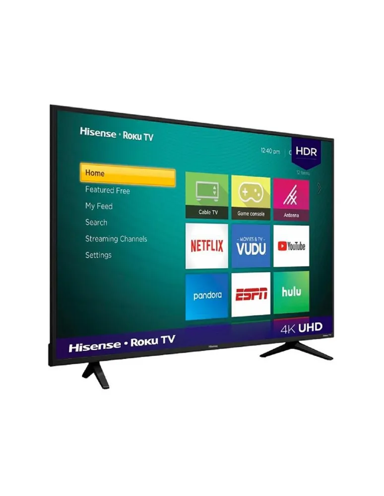 Pantalla Hisense LED 75R6030 smart TV de 75 pulgadas 4K/UHD con Roku