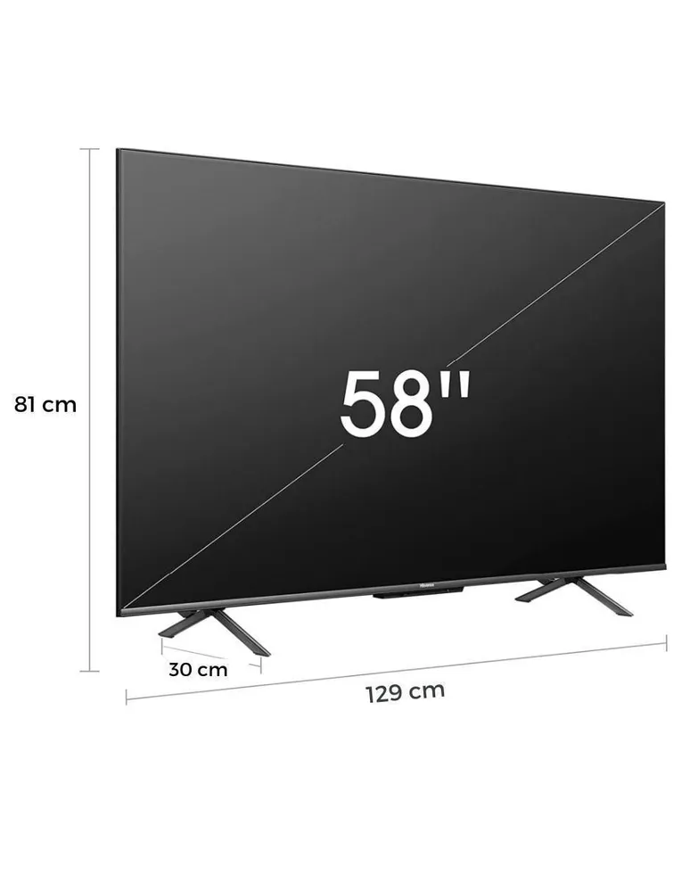 Pantalla Hisense ULED Smart TV de 58 Pulgadas 4K/UHD 58U6HF