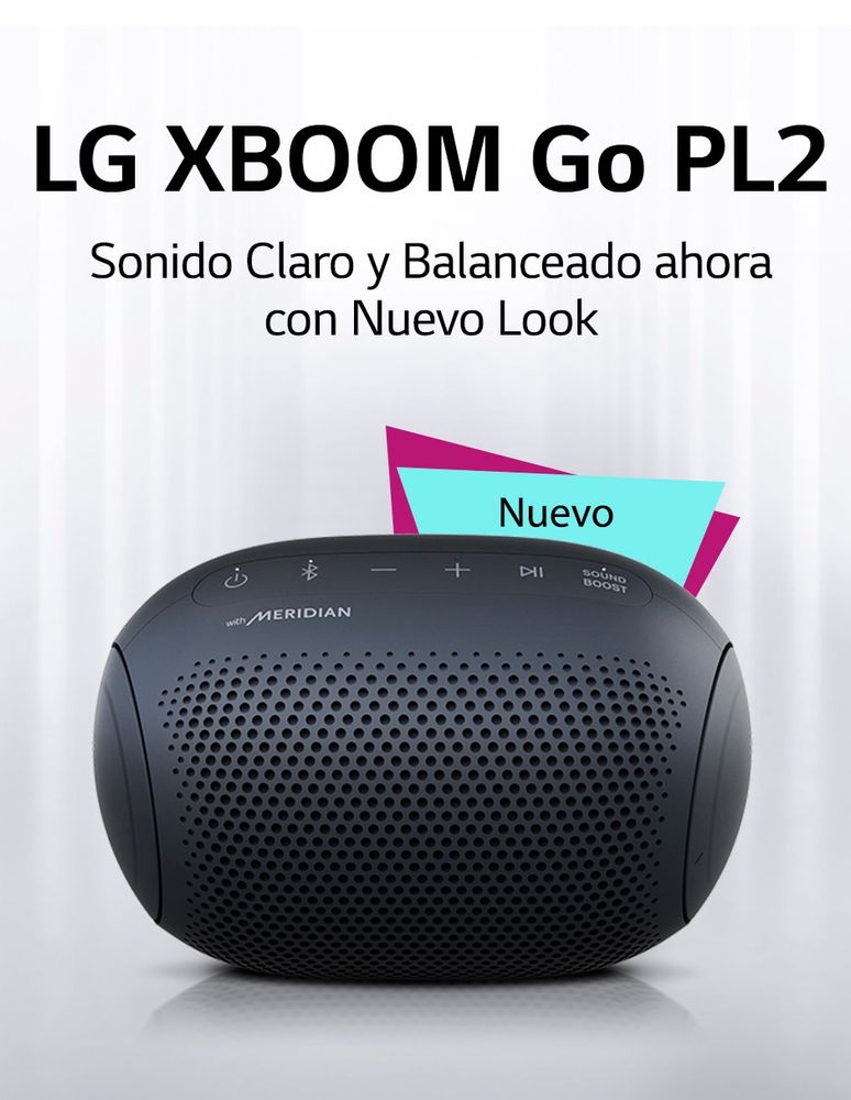 Bocina Bluetooth Portátil Inalámbrica LG XBOOM Go PL2