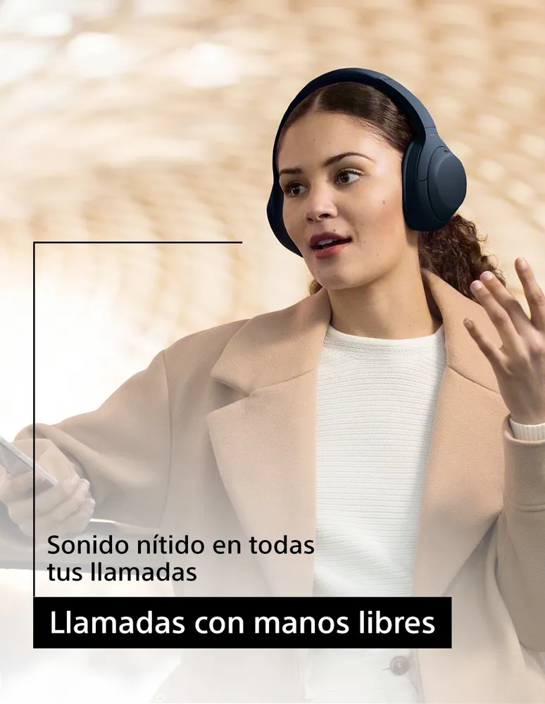 Audífonos over - ear Sony WH-1000XM4 Alámbricos e inalámbricos con