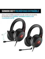 Audífonos Gamer Redlemon 80326 Alámbricos con Cancelación de Ruido