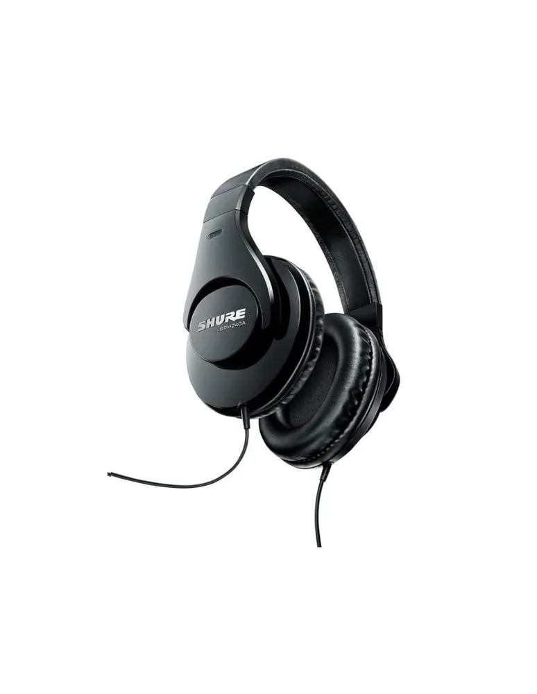 Audífonos Over-Ear Shure SRH240A Alámbricos con Cancelación de Ruido